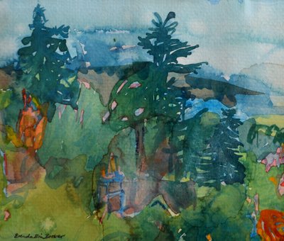 View of the Rooftops by Brenda Brin Booker